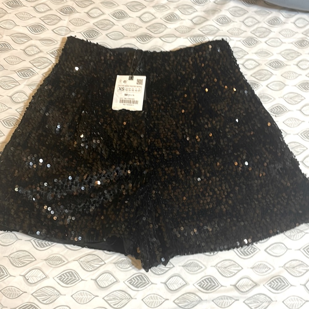 Sequins Zara shorts